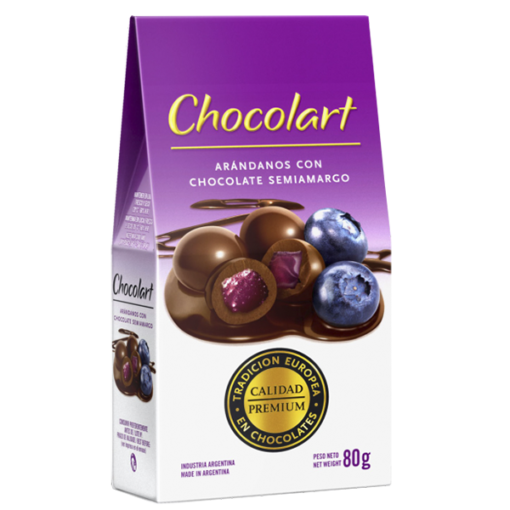 Arandanos con chocolate semiamargo — Suelto
