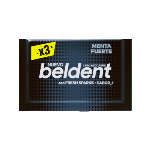 BELDENT 3S MENTA FUERTE 24u 5.1g - Dulcilandia Paraná